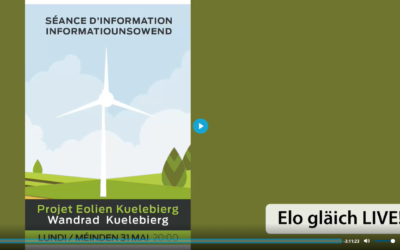 Projet éolien ¦ Wandmillen Kuelebierg – Séance d’information